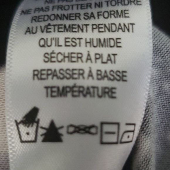 𝅺RICKI'S Black White Purple Tank Top Blouse Medium - Picture 6 of 8